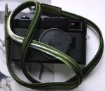 Handmade Camera Neck straps-MT.Fuji Safari Green